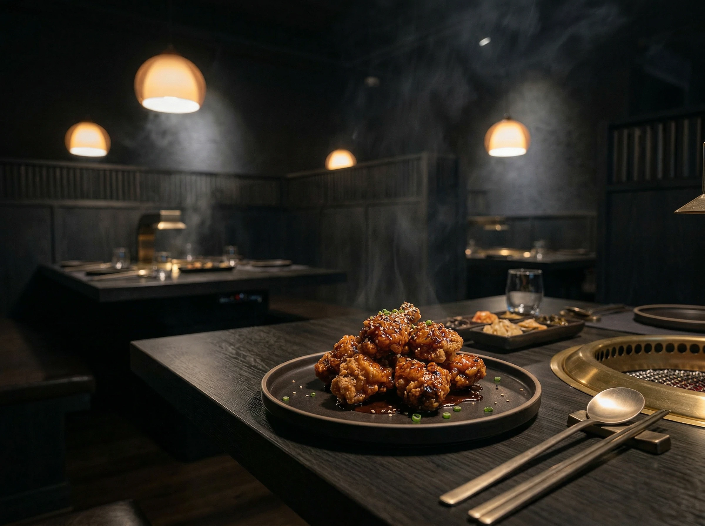 Korean Fried Chicken close-up