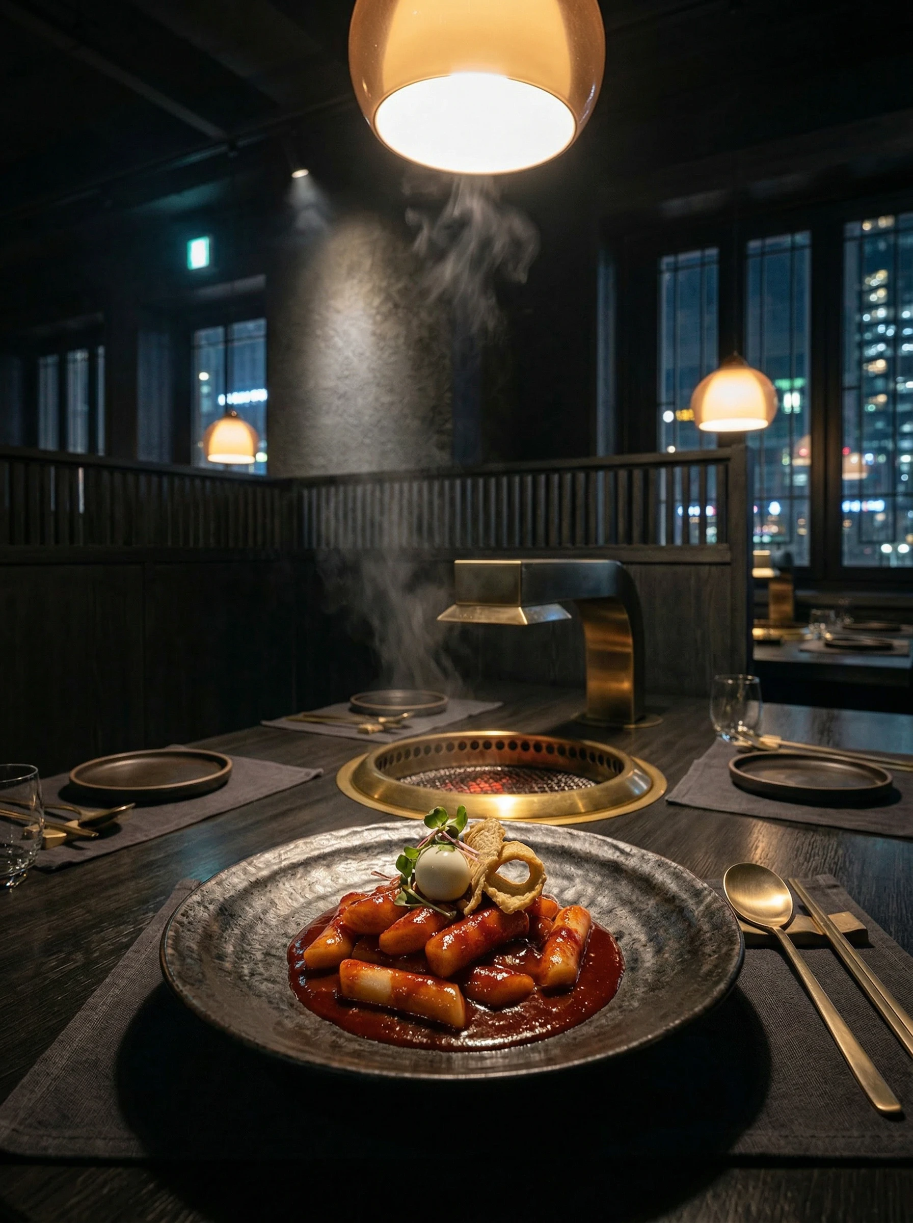 Tteokbokki spicy rice cakes